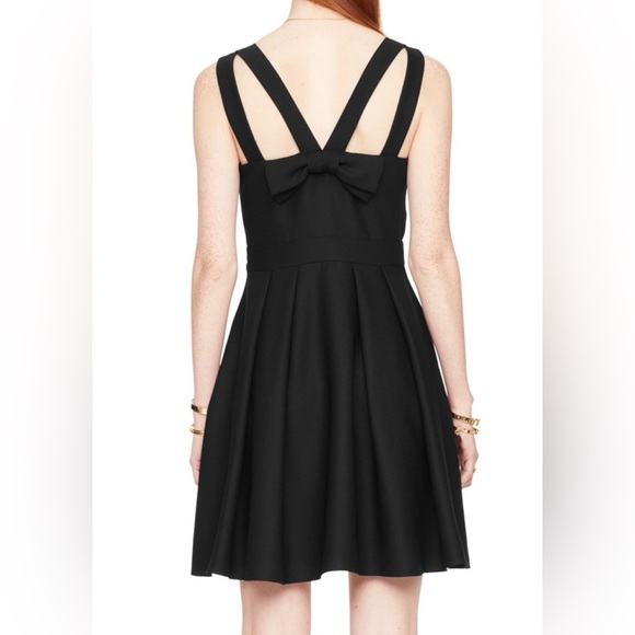 kate spade Dresses & Skirts - Kate Spade Black Crepe Bow Back Dress